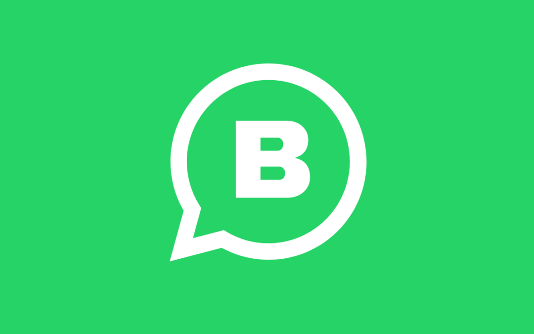 Logo de líneas blancas y en medio la letra B y el fondo verde